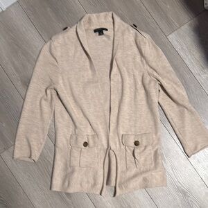 Banana Republic Beige Cardigan